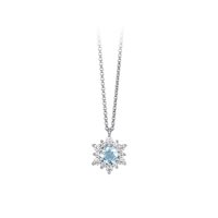 Collana Mabina Donna Light Blue in Argento Zirconia 553055 - 553055